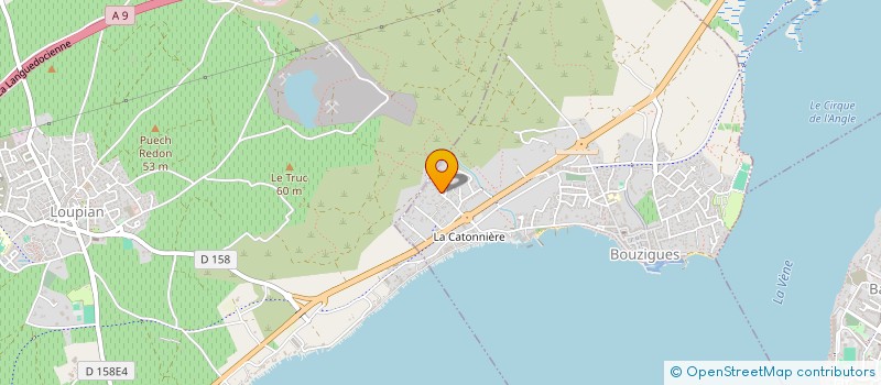 localisation de l'entreprise LOTHOMEL  BOUZIGUES