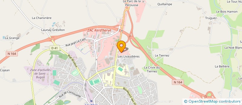 localisation de l'entreprise LOTHUS à LOUDEAC