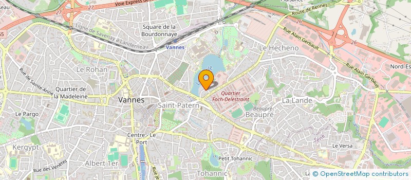 localisation de l'entreprise LOTHYS à VANNES