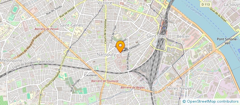 localisation de l'entreprise LOTI 28  BORDEAUX