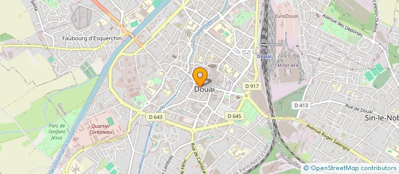 localisation de l'entreprise LOTI 43 à DOUAI
