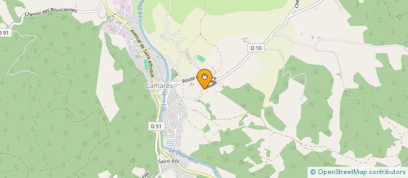 localisation de l'entreprise LOTI  CAMARES