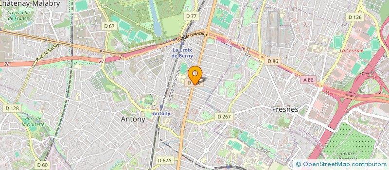 localisation de l'entreprise LOTI à ANTONY