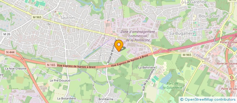 localisation de l'entreprise LOTI AMENAGEMENT  SAUTRON