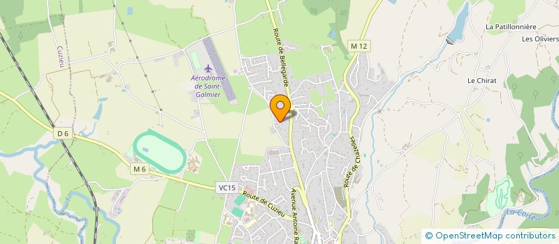 localisation de l'entreprise LOTI-CONCEPT  SAINT-GALMIER