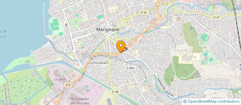 localisation de l'entreprise LOTI CONSEIL  MARIGNANE