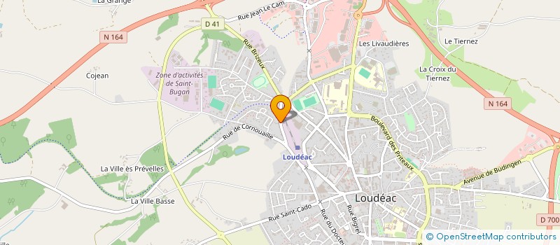 localisation de l'entreprise LOTI IMMOBILIER à LOUDEAC