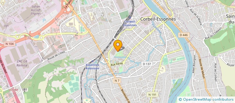 localisation de l'entreprise LOTI PROMO BAT à CORBEIL-ESSONNES