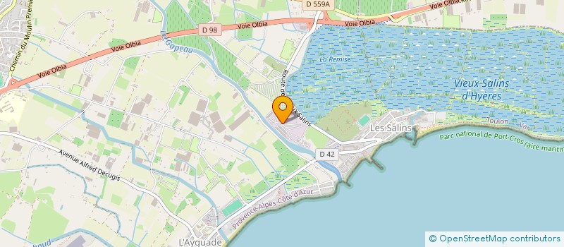 localisation de l'entreprise LOTI-PROVENCE à HYERES