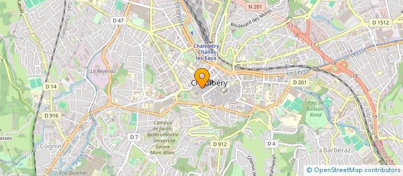 localisation de l'entreprise LOTI RHONES ALPES à CHAMBERY