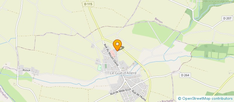 localisation de l'entreprise LOTIAM MAITRISE D'OEUVRE  LE GUE-D'ALLERE