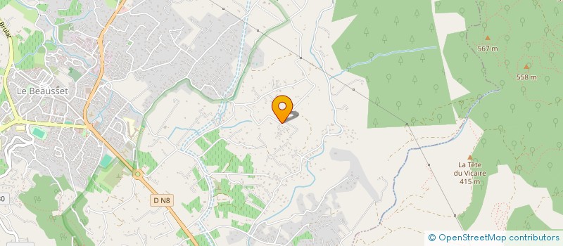 localisation de l'entreprise LOTIBAT  LE BEAUSSET