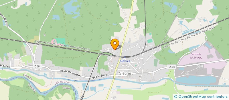localisation de l'entreprise LOTIBAT IMMOBILIER  GIEVRES