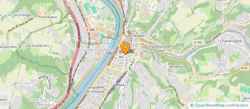 localisation de l'entreprise LOTICONSEIL  VIENNE