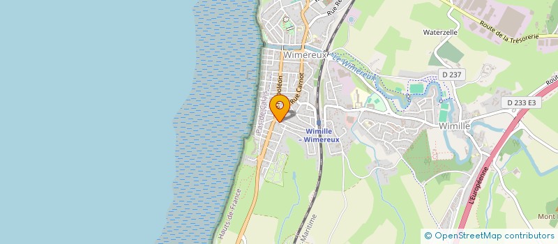 localisation de l'entreprise LOTIMA  WIMEREUX