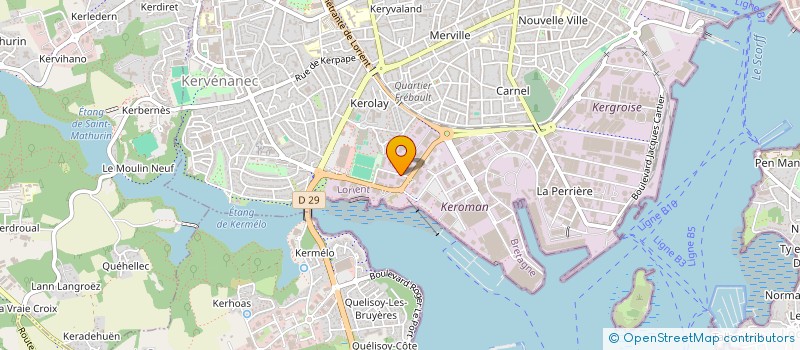 localisation de l'entreprise LOTIMER  LORIENT