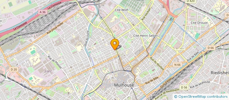 localisation de l'entreprise LOTIMMO  MULHOUSE