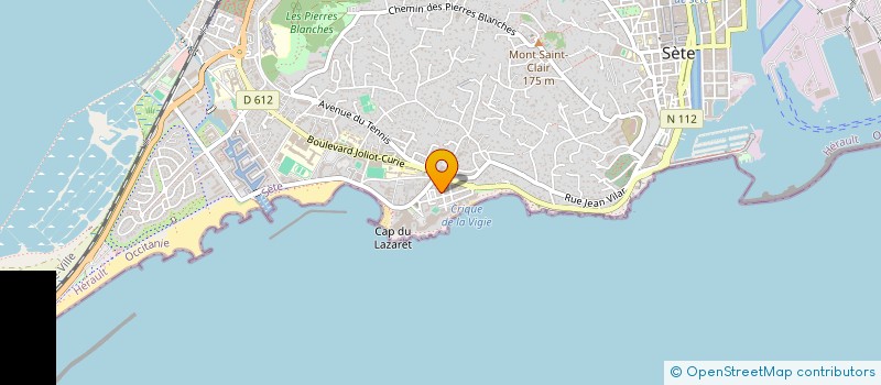 localisation de l'entreprise LOTIMMO7 à SETE
