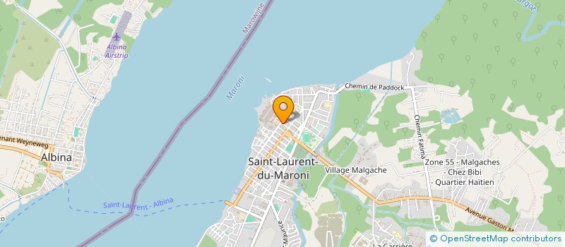 localisation de l'entreprise LOTIR AMENAGER CONSTRUIRE à SAINT-LAURENT-DU-MARONI