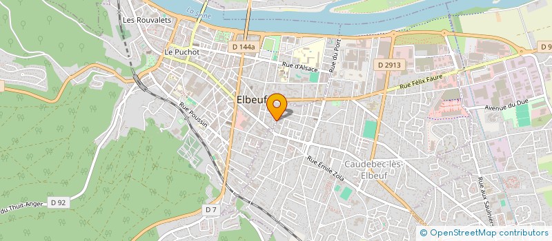 localisation de l'entreprise LOTIS à ELBEUF