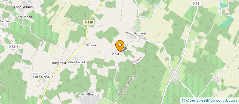 localisation de l'entreprise LOTIS SAINTONGEAIS  ECOYEUX