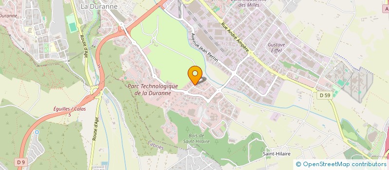 localisation de l'entreprise LOTISSEMENT ACTIPARC DE LA SAUNE à AIX-EN-PROVENCE