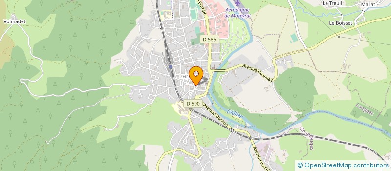 localisation de l'entreprise LOTISSEMENT AUDIARD à MAZEYRAT D ALLIER