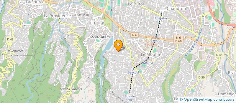 localisation de l'entreprise LOTISSEMENT BOIS DE SANTAL à SAINT-DENIS