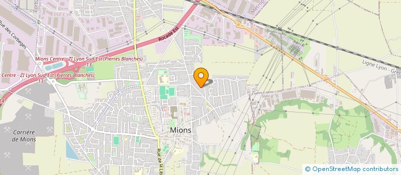 localisation de l'entreprise LOTISSEMENT BUZY  MIONS