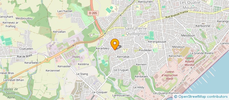 localisation de l'entreprise LOTISSEMENT DES CONSORTS BOULIC à BREST