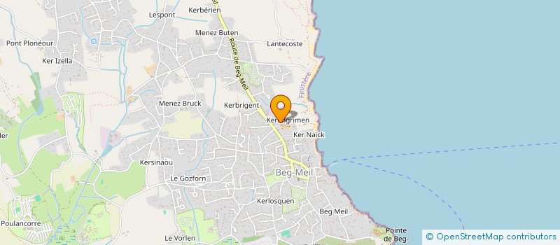 localisation de l'entreprise LOTISSEMENT HAMEAUX DE MALABRY à FOUESNANT