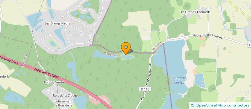 localisation de l'entreprise LOTISSEMENT L'ETANG DU PETIT CHAPITRE à COURTENAY