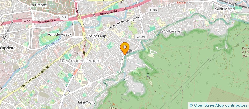localisation de l'entreprise LOTISSEMENT LA MUSARDIERE à MARSEILLE