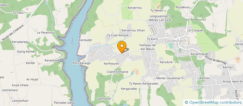 localisation de l'entreprise LOTISSEMENT MALAGUTI FOUESNANT à GOUESNACH