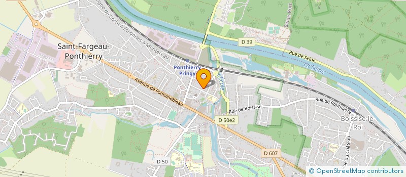 localisation de l'entreprise LOTISSEMENT MOULIN CLAIR PONTHIERRY  SAINT-FARGEAU-PONTHIERRY