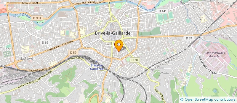 localisation de l'entreprise LOTISSEMENT TERRE CHATTE à BRIVE-LA-GAILLARDE
