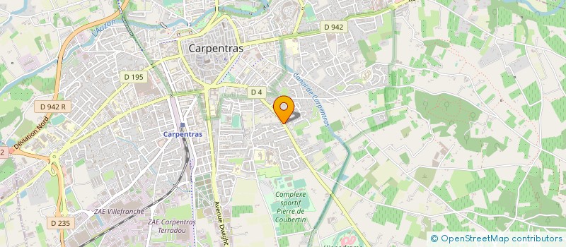 localisation de l'entreprise LOTISSEMENT VALENTIN  CARPENTRAS