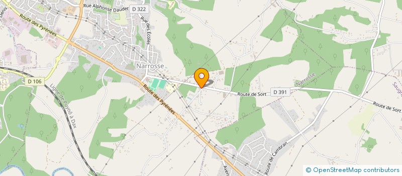 localisation de l'entreprise LOTISSIER FRERES  NARROSSE