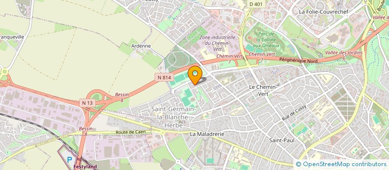 localisation de l'entreprise LOTO à CAEN