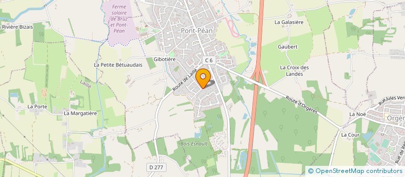 localisation de l'entreprise LOTO  PONT-PEAN