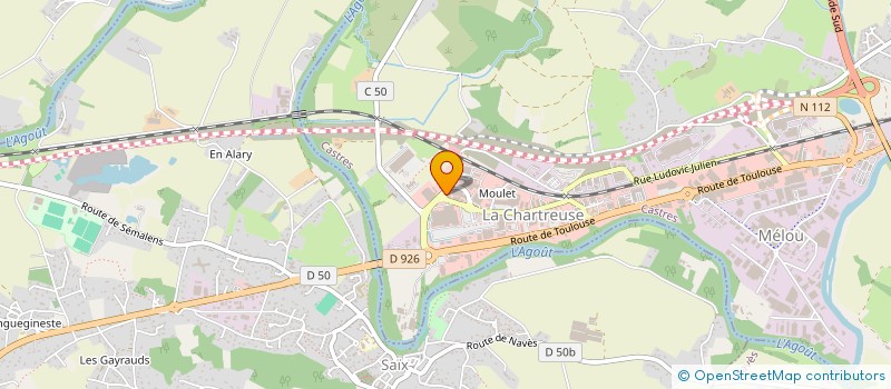 localisation de l'entreprise LOTO CONCEPT  CASTRES