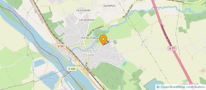 localisation de l'entreprise LOTO CONCEPT ANIMATIONS à NEUVY-SUR-LOIRE