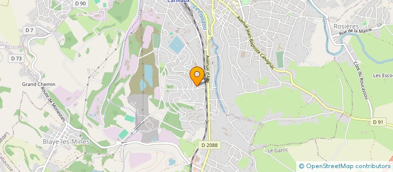 localisation de l'entreprise LOTO DETENTE  BLAYE-LES-MINES