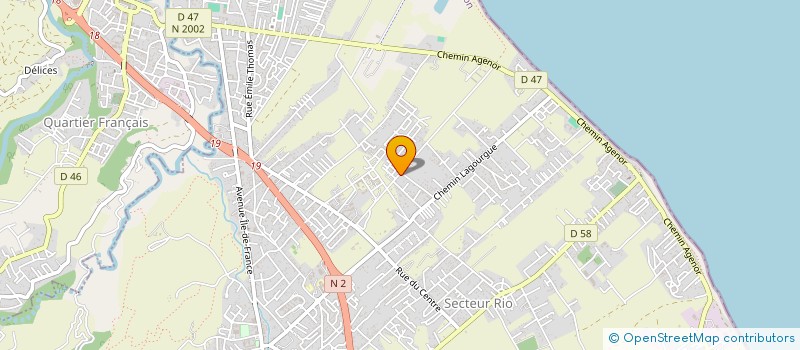 localisation de l'entreprise LOTO LOCATION à SAINT-ANDRE