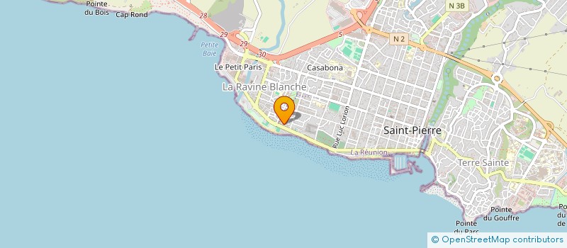 localisation de l'entreprise LOTO PROPRE à SAINT-PIERRE