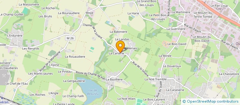 localisation de l'entreprise LOTODE-ROBIN à COUERON
