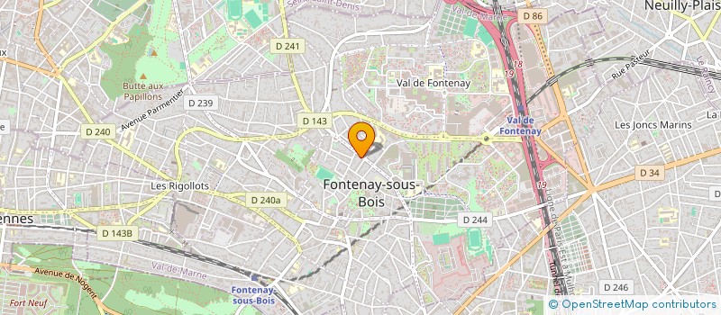 localisation de l'entreprise LOTOISE IMMOBILIERE  FONTENAY-SOUS-BOIS