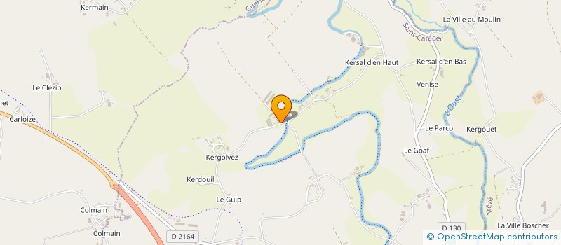 localisation de l'entreprise LOTOUT AVI à SAINT-CARADEC