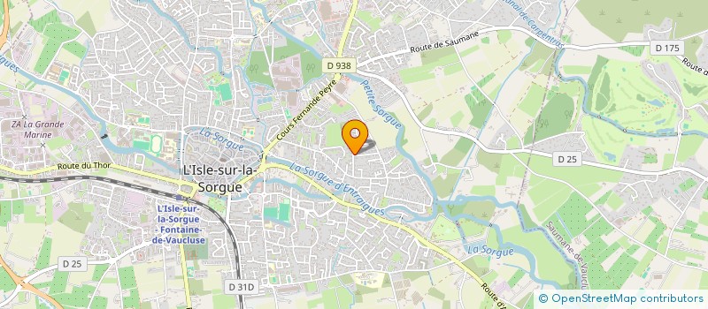 localisation de l'entreprise LOTRE  L'ISLE-SUR-LA-SORGUE