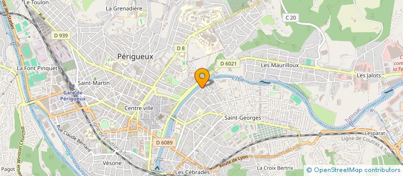 localisation de l'entreprise LOTRICK à PERIGUEUX